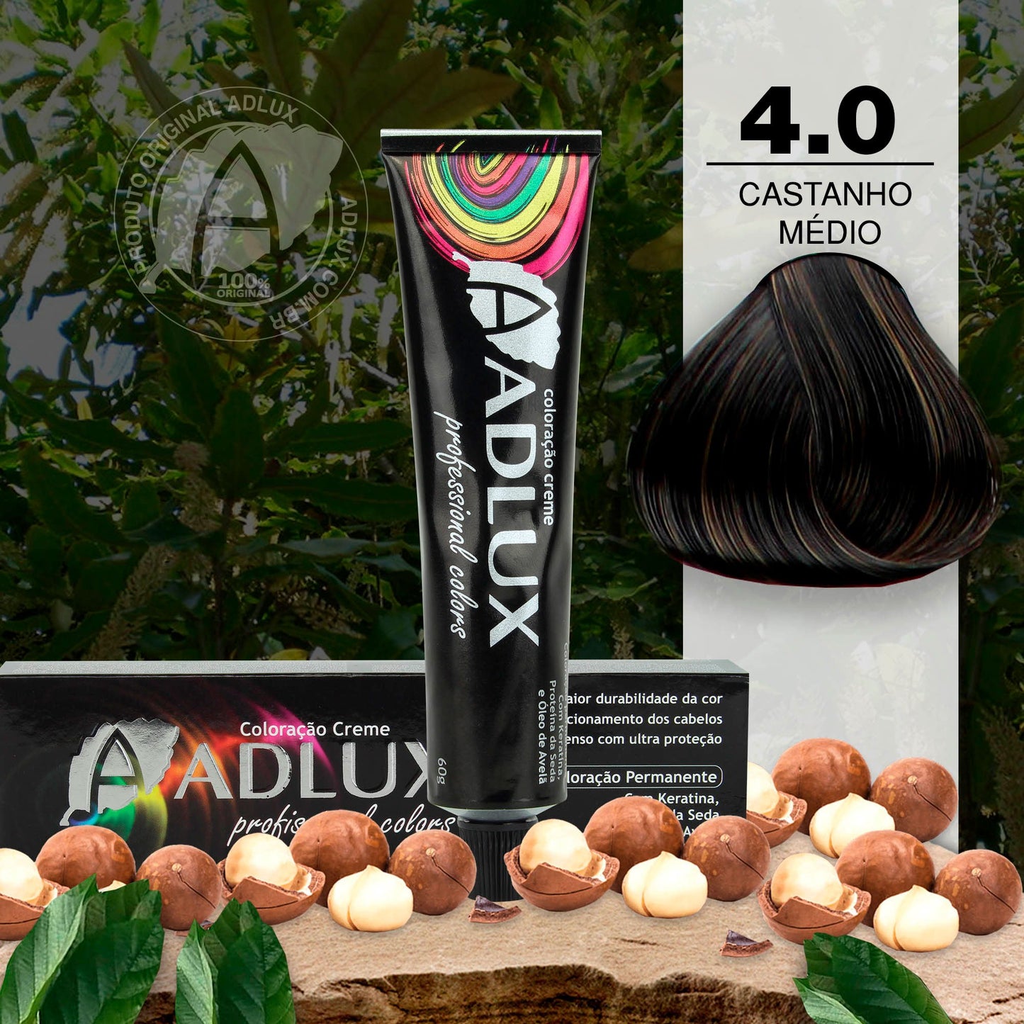 Tinte en Crema Adlux 4.0 Castaño Medio - 60g