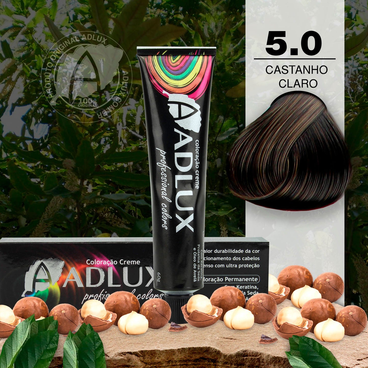 Tinte en Crema Adlux 5.0 Castaño Claro - 60g