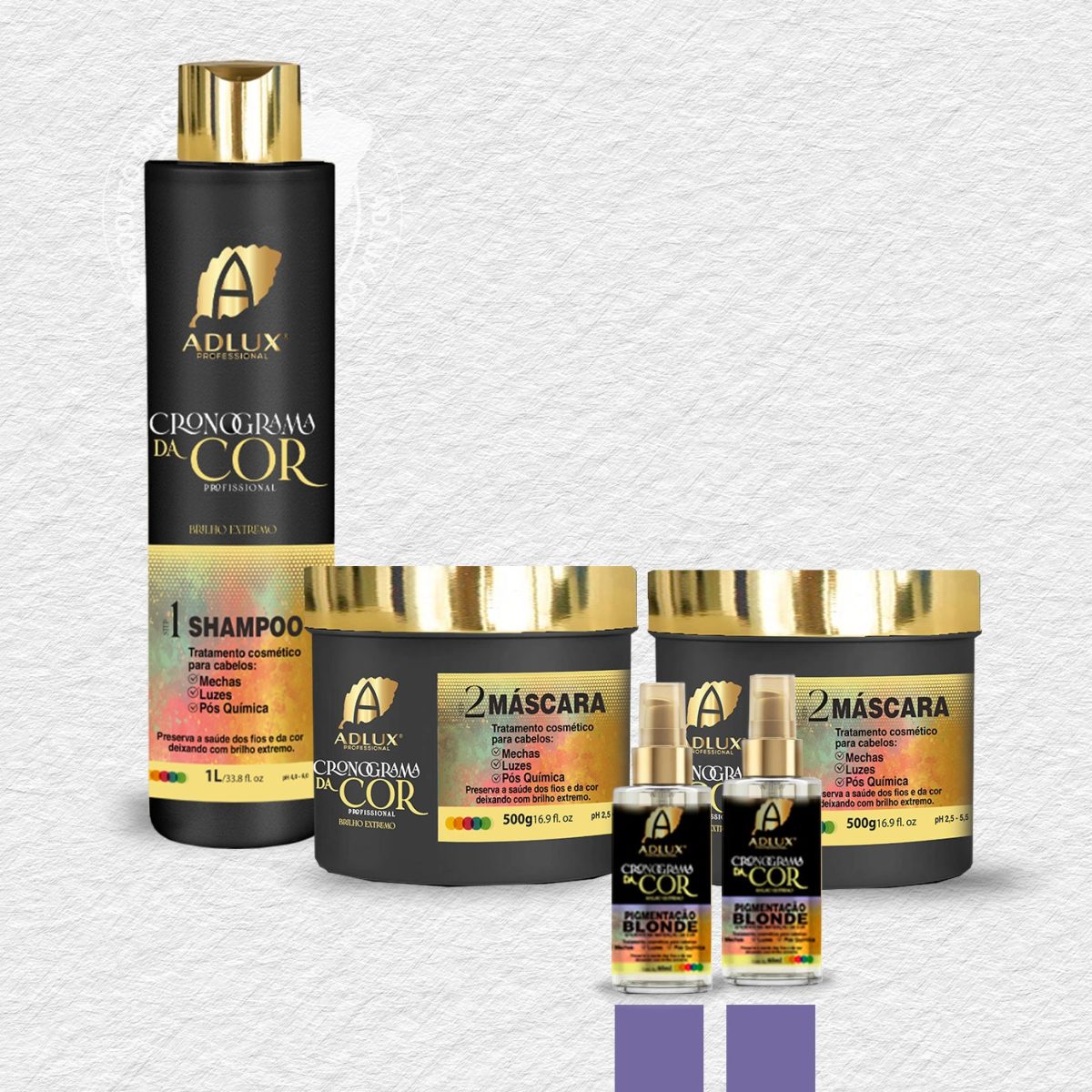 Kit Cronograma de Color Profesional - 2 Pasos (BLONDE- BLONDE)