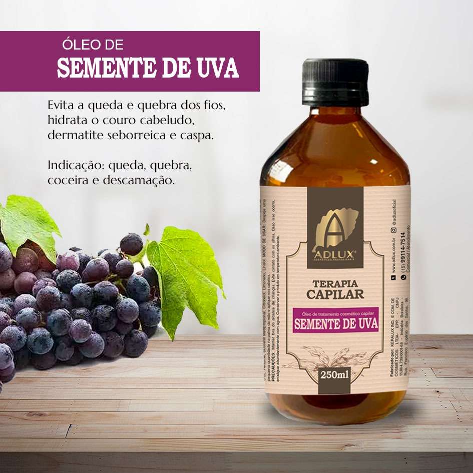 Aceite Vegetal de Semilla de U Uva 250ML