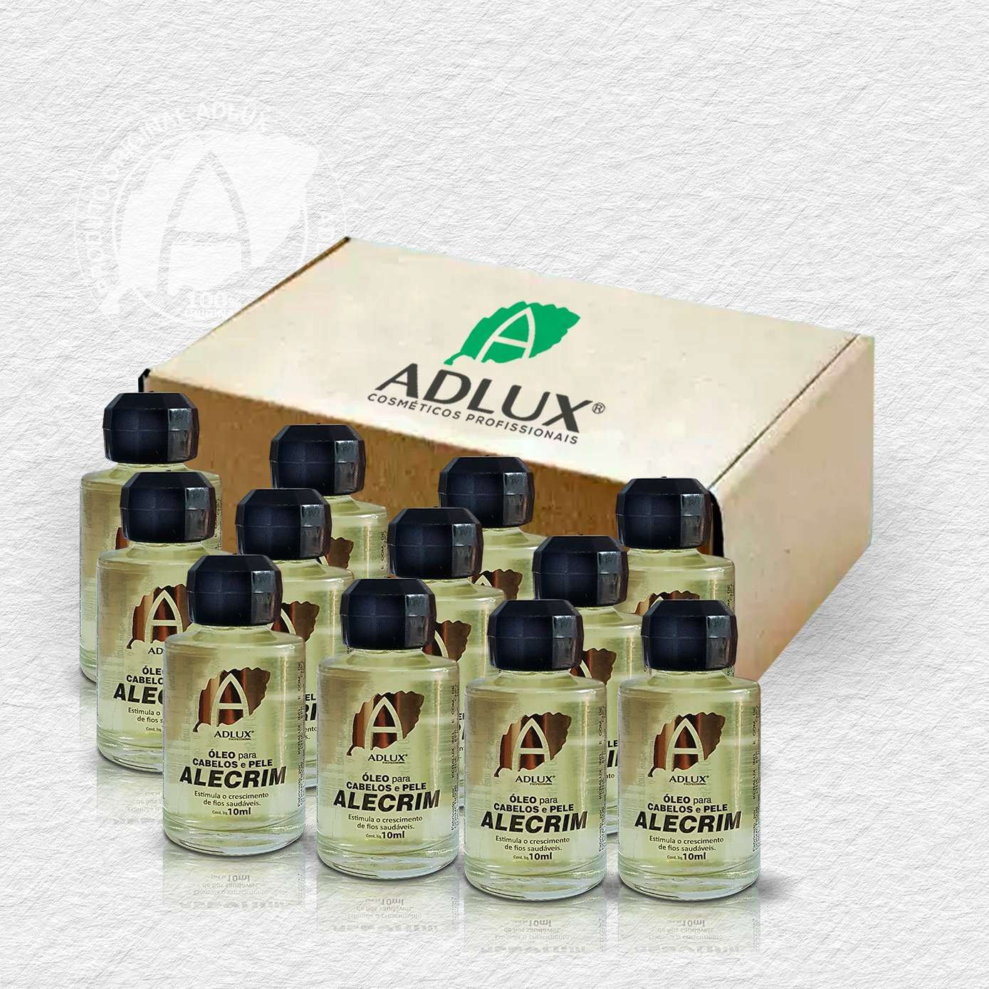 Óleo para Cabelo e Pele Alecrim - 10ml 12 Unid.