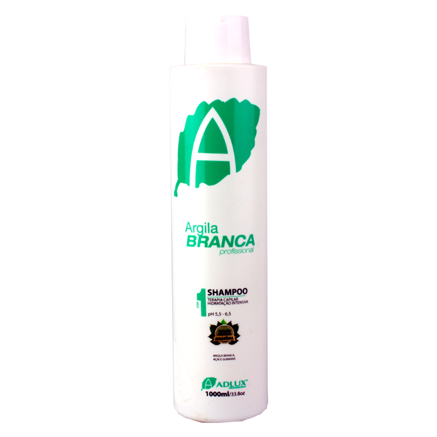 Argila Branca Shampoo Profissional - 1l
