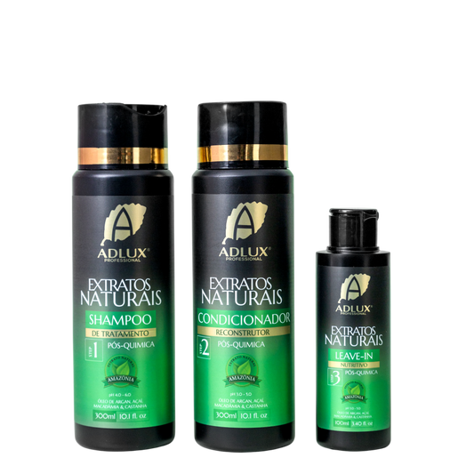 Kit Extratos Naturais Manutenção - 3 Passos (Lançamento)